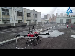Drone de limpieza de ventanas ZAi de 4 ejes 40 kg UAV de carga útil con radar de evitación