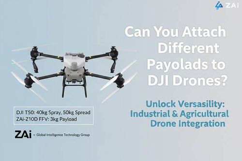 Últimas noticias de la empresa sobre ¿Puedes adjuntar diferentes cargas útiles a los drones DJI?