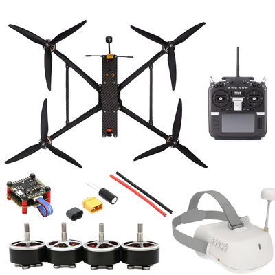 Drone de carreras FPV de 10 pulgadas con accesorios de motor sin escobillas y drones FPV de control remoto TX16s
